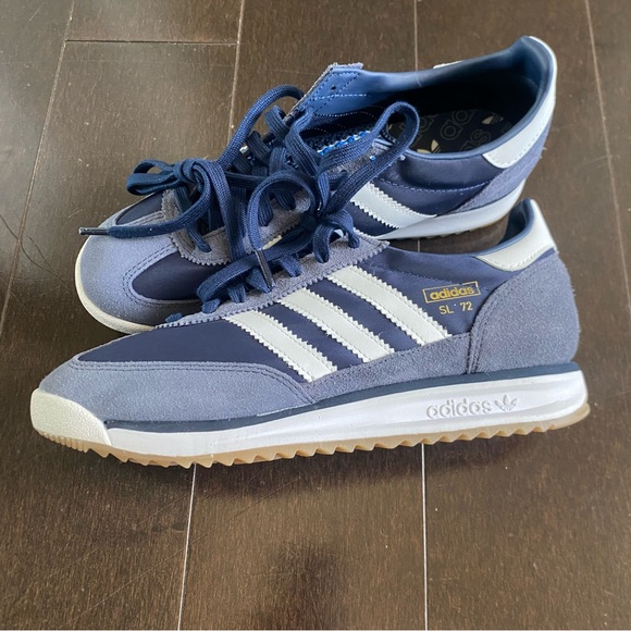 NEW Adidas Originals SL72 RS Night Indigo Shoes Sneakers Mens Size 7.5 - Picture 11 of 13